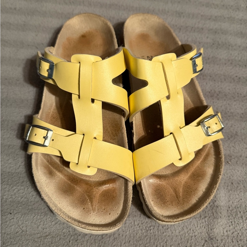 Sunny Yellow Birki’s Sandals